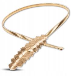 EdiBazzar Öv Fém Snake rugó arany páncél Boho (Złoty Pasek Damski Metalowy Elastyczny SNAKE)