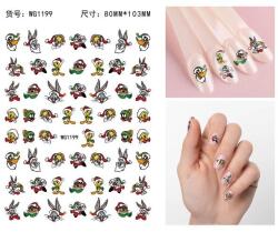  Körömmatrica - WG1199 Looney Tunes karácsony