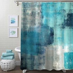 BOTC Fürdőszobaszőnyeg Függöny Textil Vízálló Tartós 180*180 cm (Bathroom curtain)