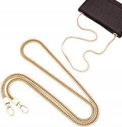 EdiBazzar Arany Öv kézitáska táska lánc vastag karabiner szilárd hosszú páncél (PASEK DO TOREBKI KOPERTOWKI LISTONOSZKI TORBY)