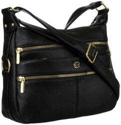  Rovicky Női VÁLLTÁSKA R-KP-12-A19-0125 BLACK -Fekete- (5903051250125)