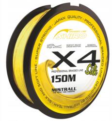 MISTRALL Shiro fonott zsinór X4 0, 25 mm 150 m fluo (ZM-3420125)