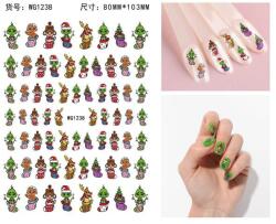  Körömmatrica - WG1238 Grincs Karácsony