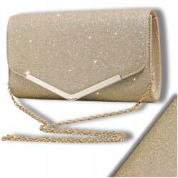 EdiBazzar Arany Estélyi Fényes Borítéktáska Formális Retró Elegáns (5905884025109)