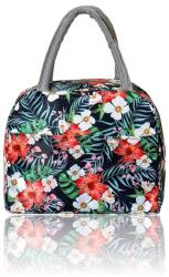 ételhordó Táska- Szigetlet- Virágos- Sötétkék- (rj169397)