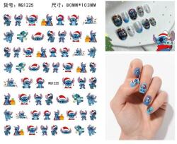  Körömmatrica - WG1225 Stitch karácsony