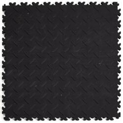  Eco Black bordázott Pvc padlólap garázsba, műhelybe, szervizbe Akció (SF PVC)