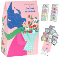 Cup&You Nőnapi Ajándék Szett Ajándék MIX 10 Db Prémium Tea (herbata sypana liściasta dla kobiety kosz)