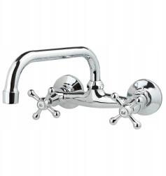 Focus Sanitar Fürdőszobai Mosdó Csaptelep Fali Csaptelep Króm Konyha (WT0740)