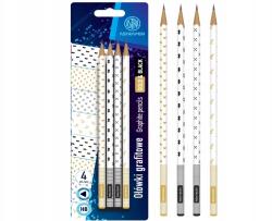 Astra 4 db Rendes Hb ceruza AstraPEN Gold and Black, buborékfólia, 206023015 (4036)