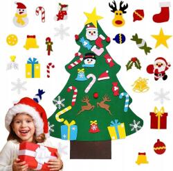 Filc Karácsonyfa Levehető Díszekkel Diy Ünnepi Dekoráció (B0DDCCS63Z)