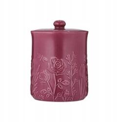 Mason Cash kőedény tároló fedővel In the Meadow mintával, lila (2002.311)