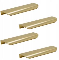 B&B 4 db 200 mm-es arany színű élfogantyú bútorhoz (Z4 U108 L200 ZL)
