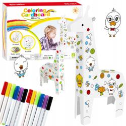 ProNice Művész Készlet Zsiráf Kartonból, Festéshez, Összerakáshoz, Színezéshez, Nagy (6920178877812)