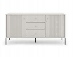 WIP Iseo 2D3S Komód Nappaliba Kasmír Fekete Arany Szín 154, 5 cm (PUISKO23KAKACZ5020)