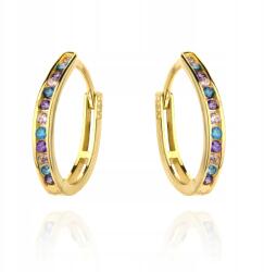 Lovrin Arany fülbevaló 585 cirkóniával, kreol stílusú, súlya 1, 19 g (58714780)