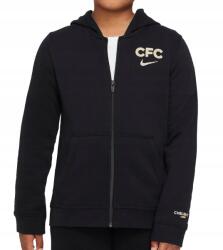 Nike Fiataloknak való polár pulóver kapucnival Nike Chelsea DN3192-010 M 137-147cm