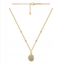 Lovrin Arany 585 nyaklánc gyémántcsiszolású golyókkal és medállal ajándékba (61110575)