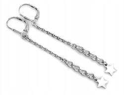 Lovrin Ezüst csüngő fülbevaló csillaggal és cirkóniákkal 2.44g ag 925 ajándékba