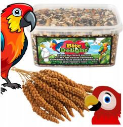  Karma Nagy Papagájoknak 2, 5L Vörös Senegáli Köles 0, 5KG szett