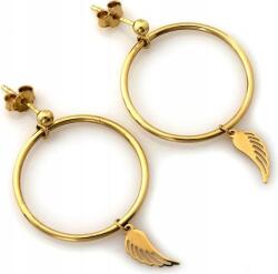 Lovrin Arany fülbevaló 585-ös finomságú, függő Szárnyakkal, elegáns design nőknek (Lovrin 58140)