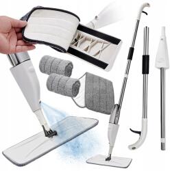 Lewer Lapos Felmosó Spray-vel 350ml Mikroszálas 3 Db Hosszú 125cm 3x Betét (MOP PŁASKI ZE SPRYSKIWACZEM MIKROFIBRA DŁUGI)