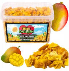  Mango Liofilizált 500G Édes, Nagy Darabos, Ropogós, Egészséges Snack vödörben (MLN_3)