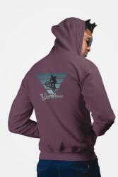  D&b Unisex Hoodie ZIPST00214 Bike Barna-Méret 2XL