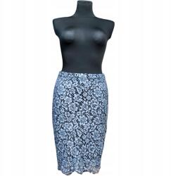 SOAKED Midi Szoknya Kényelmes Stílusos Fehér Virágos Xs Méret (UB000198)