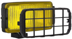  Ködfényszóró PÁR (téglalap) 180x86 mm sárga üveg, fekete ház+rács