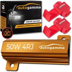 Auto Gamma 50W 4 Ohm-os ellenállás, Canbus Led szűrő, dekóder, ellenállás kiégett izzó hiba javításához
