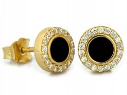 Lovrin Női arany fülbevaló 585 ónix cirkóniával 1.68g elegáns ékszerésztől (64258824)