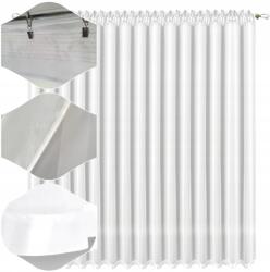 NOW-ART kész függöny szegéllyel 250x300 balkon egyszerű sima függönyök nappaliba (Firana gotowa lamówka długa balkonowa)