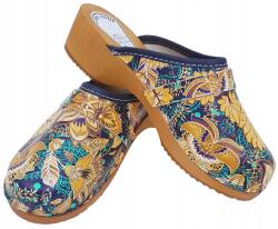 I Love Shoes Fából készült Teljes Női Orvosi Flip-flop Bőr Flip-flop papucs *35* (Skórzane Chodaki Klapki Drewniaki Wsuwane)