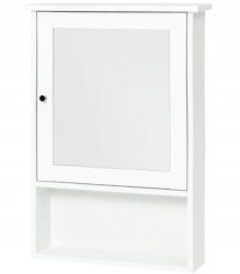 Livarno Home Függő fürdőszobai tükrös szekrény, Fehér Rusztikus stílusú, polcokkal (STOCKHOLM)