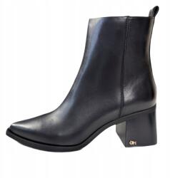 CheBello bokacsizma 4756 bőr fekete słupek (4756)