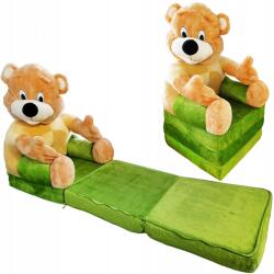  Nagy XXL Zöld Fotel Matracülő 5 az 1-ben Pl (Rozkładana leżanka)