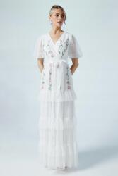 Coast Fehér Ruha Csíkos Hímzéssel (40) (583483)