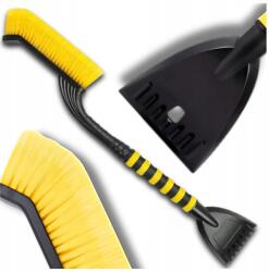  2 az 1-ben jégkaparó és hókefe autóhoz, hóeltakarításhoz