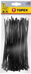 TOPEX Kábelkötegelő 44E976 3, 6x200 mm/100 db Fekete (44E976)