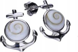 Lovrin Ezüst 925 fülbevaló horgony gyöngyház eredeti női ajándék (Lovrin 47427)