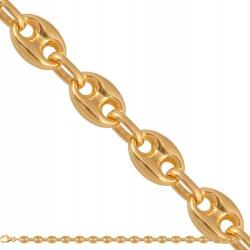 Lovrin 585-ös arany elemes karkötő, fényes elemekkel, 8, 40g, 22cm, elegáns (61127293)