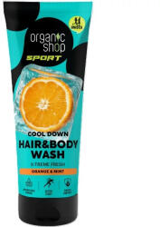 Organic Shop Cool down sampon és tusfürdő naranccsal és mentával, 200 ml - hajpatika