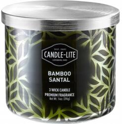 Candle Lite Természetes illatgyertya Bambusz Borostyán 396 g (076001519506)