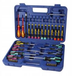 NAREX Csavarhúzó készlet bőröndben, S Line Profi, 6PH, 4PZ