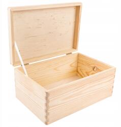 Creative Deco Fa ajándékdoboz dekoráció tároló doboz 30x20x14 (X0027W55ON)