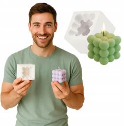 Allbag Foremka Bubble Gyertya Öntőformához Viaszból, Szilikon, Diy Ajándékhoz