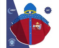  Perletti Fényvisszaverő esőkabát poncsó Cool Kids Tűzoltó, 3/6 éves, 15585 (15585)