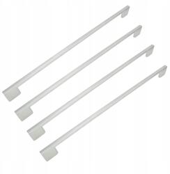 B&B 4 db Ezüst színű bútorfogantyú 320 mm-es fém fogantyú konyhabútor szekrényekhez (Z4 U107 L320 SS)