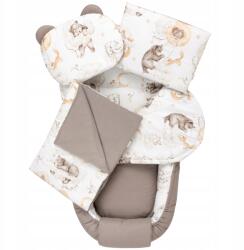 Jukki Pamut Csecsemő Szett 5 részes XXL Babafészek Jukki - allegro - 21 860 Ft